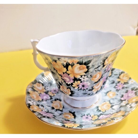 Royal Albert Tea Cup & Saucer set Garden Party Series Summer Skies - Picture 6 of 12